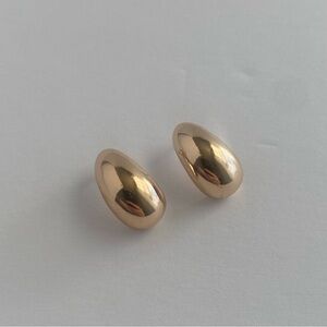 Gold Teardrop Earrings